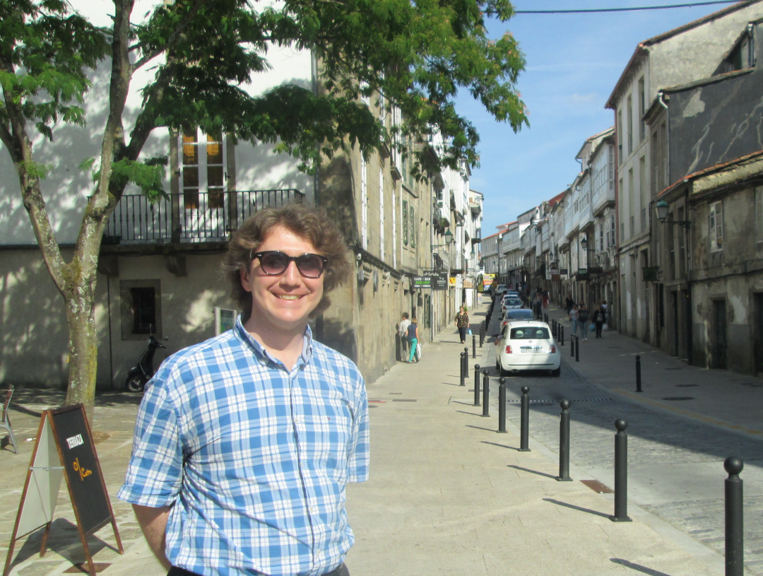 Me in Santiago de Compostela Spain July 2 2015